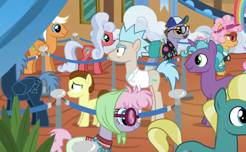 You can tell Pony Rick is just waiting for the moment when he can morph into Pickle Pony Rick, which is the exact moment the world will die.